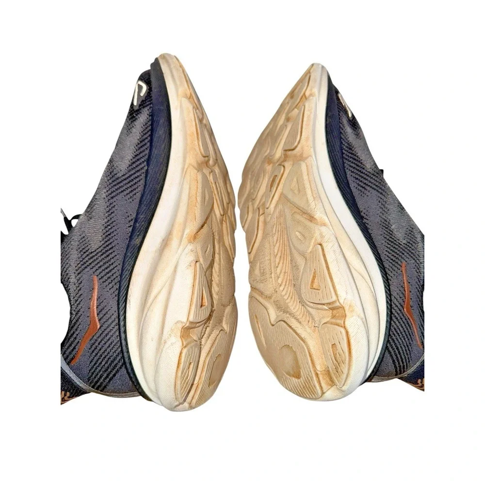 Hoka Clifton 9 Women 9 Running Shoes Black Rose Gold 1127896 BRGL Sneaker